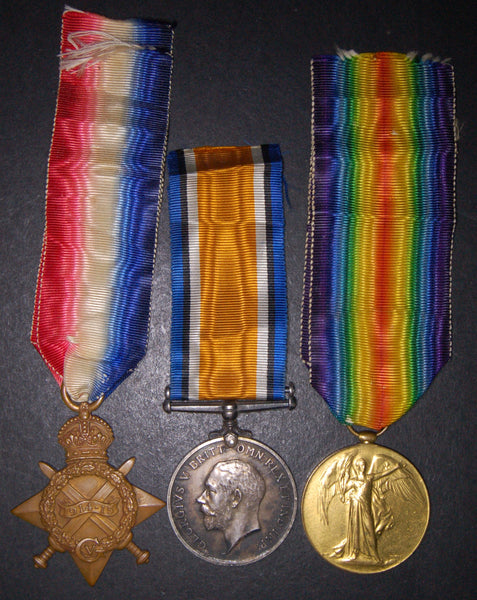 WW1. Trio. Bolton. Oxford & Bucks L.I.