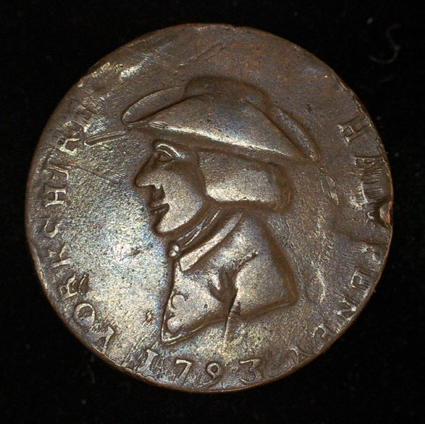 Yorkshire. Sheffield. Half Penny. 1793