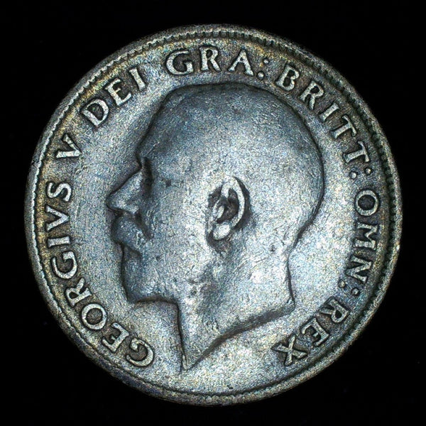 George V. Sixpence. 1918. A selection.