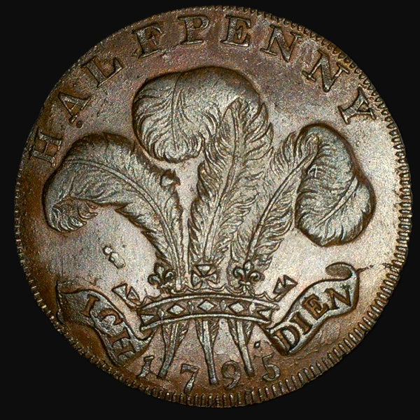 Middlesex. Half Penny. George Prince of Wales. 1795