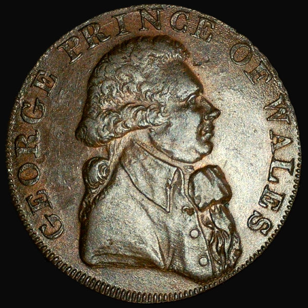 Middlesex. Half Penny. George Prince of Wales. 1795