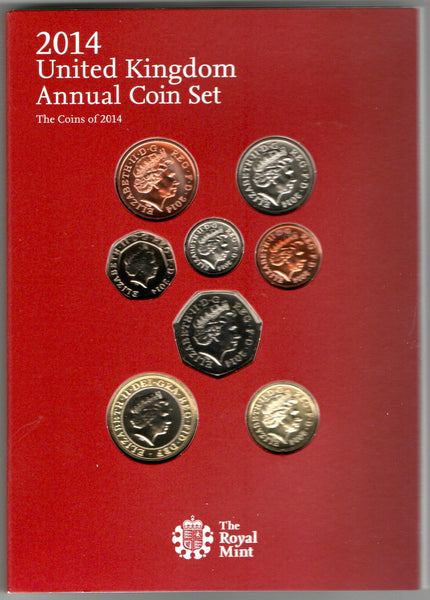 Royal Mint. Brilliant Uncirculated set of 14 coins. 2014