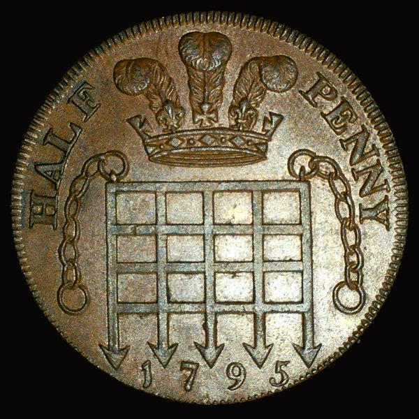 Middlesex. Half Penny. 1795. Princess of Wales.