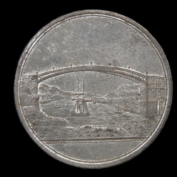 Sunderland. Bridge lottery medal. 1816.