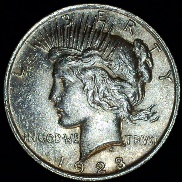 USA. Peace Dollars. 1922 & 23. Uncirculated.