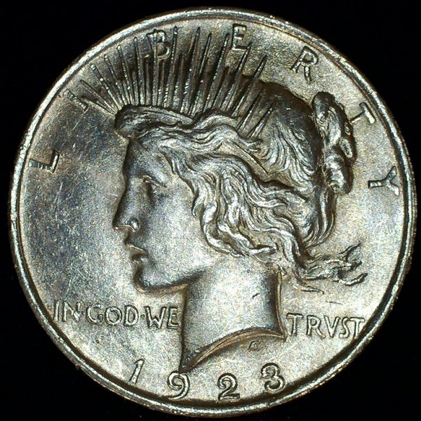 USA. Peace Dollars. 1922 & 23. Uncirculated.