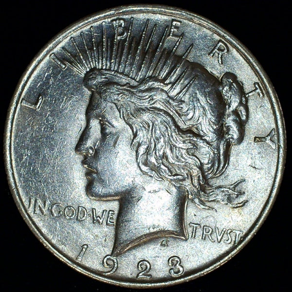 USA. Peace Dollars. 1922 & 23. Uncirculated.