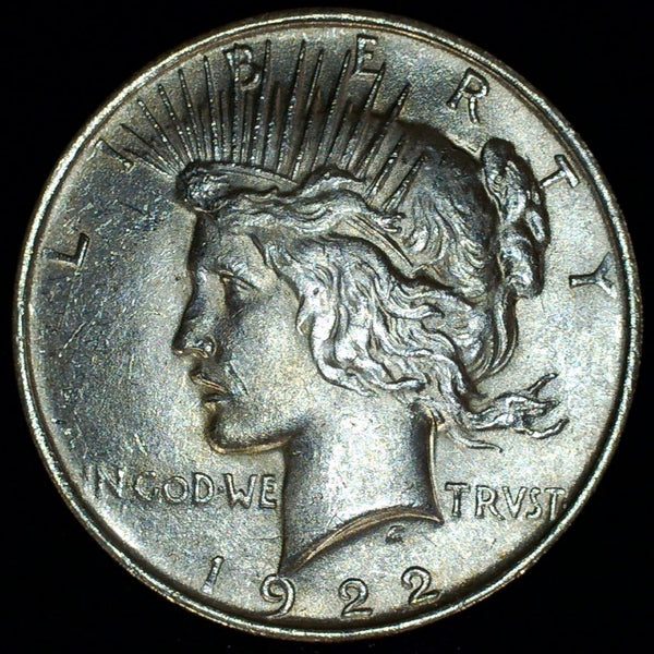 USA. Peace Dollars. 1922 & 23. Uncirculated.