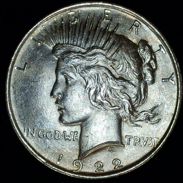 USA. Peace Dollars. 1922 & 23. Uncirculated.