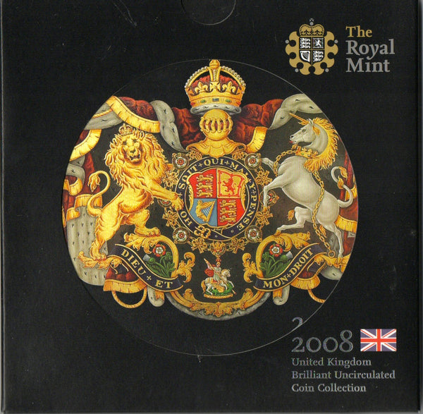 Elizabeth II. Royal Mint. Brilliant Uncirculated Coin Collection. 2008