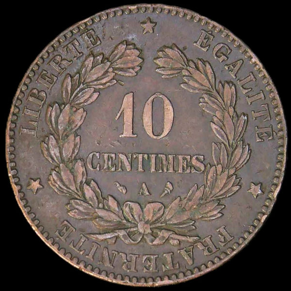 France. 10 Centimes. 1897