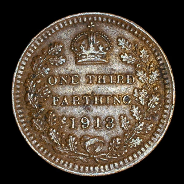 George V. Third Farthing. 1913