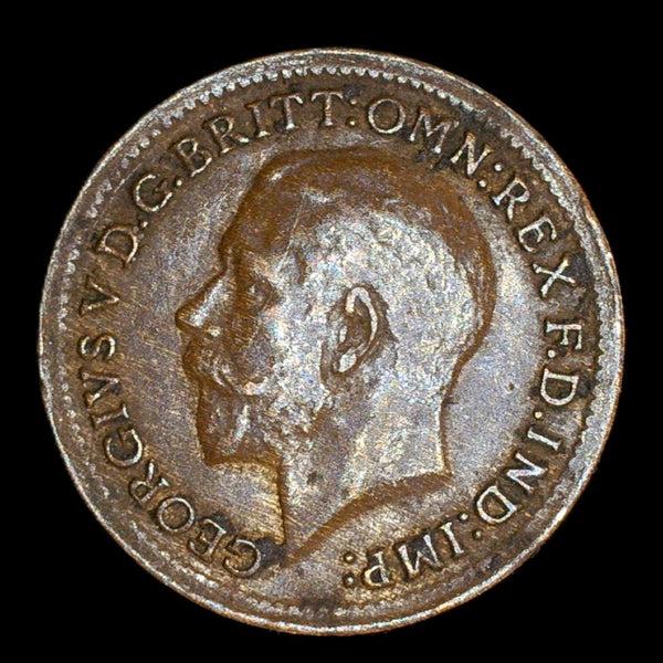 George V. Third Farthing. 1913