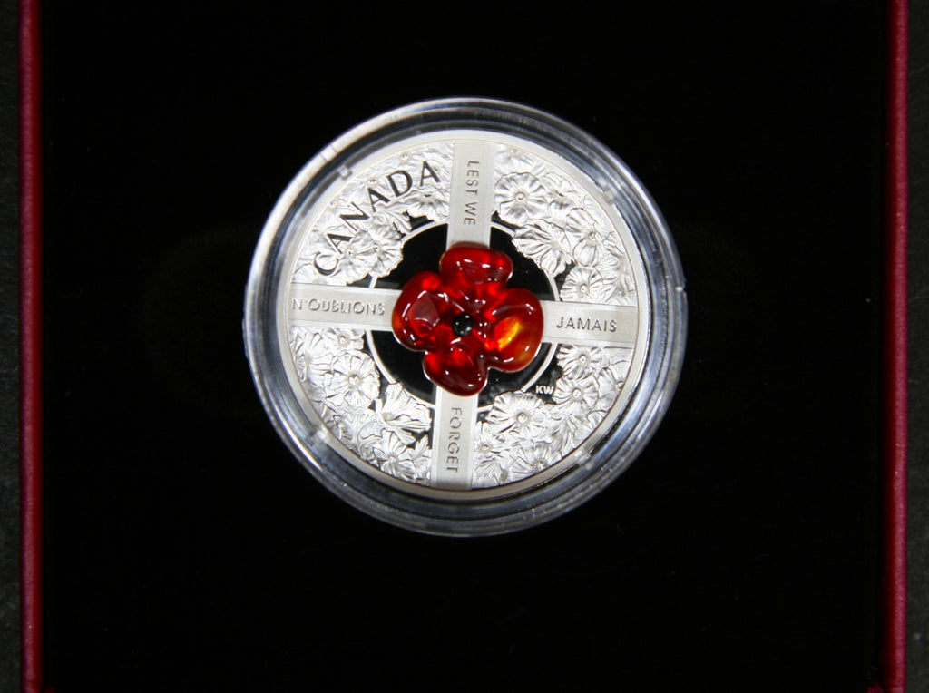 Canada. Proof Fine Silver 20 Dollars. 2019. 'Lest We Forget'