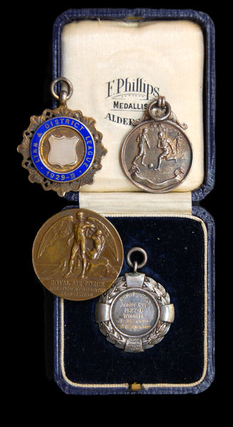 RAF sporting medals. Bacon. 207 squadron RAF.