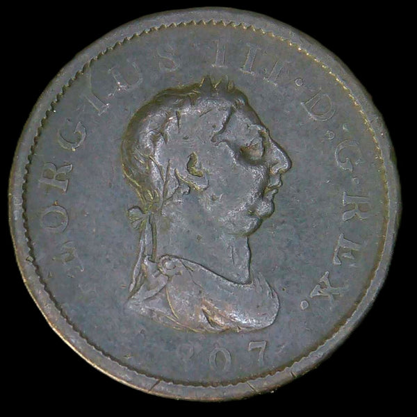George III. Penny. 1806 & 1807. A selection.