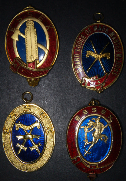 Masonic. Collar Jewels. Essex.