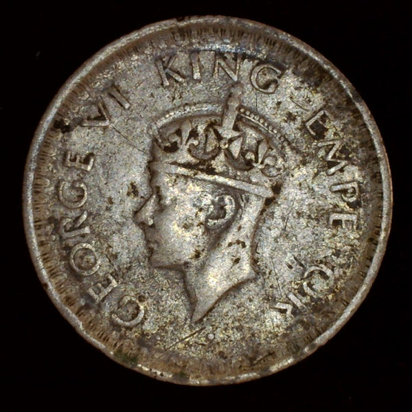 India. Half rupee. 1944
