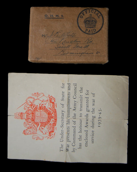 WW2. Western Europe campaign group of 5. White. R.A.