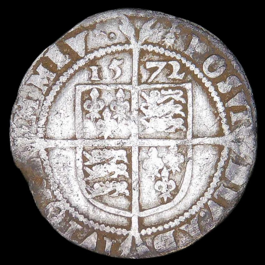 Elizabeth I. Sixpence. 1572.