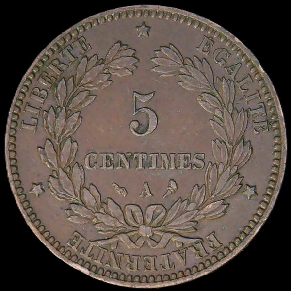 France. 5 Centimes. 1897A