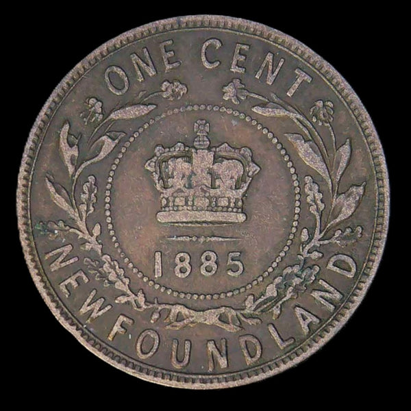 Canada. Newfoundland. One Cent. 1885.