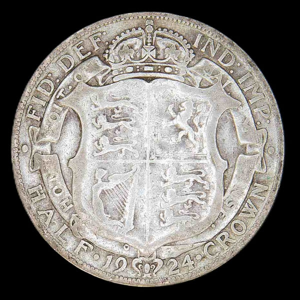 George V. Halfcrown. 1924. a selection.