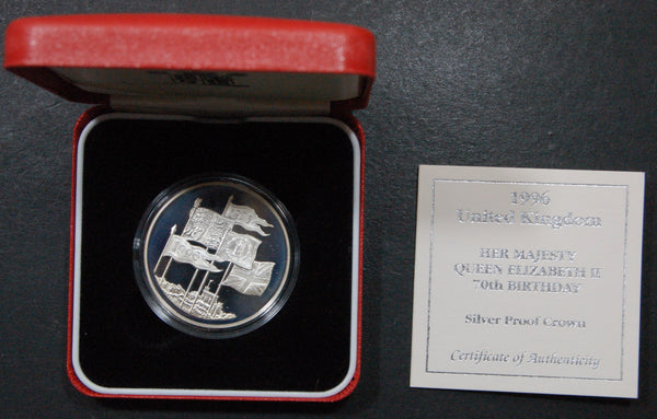 Elizabeth II. Royal Mint proof Crown. 1996