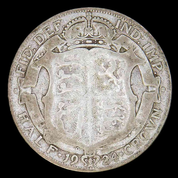 George V. Halfcrown. 1924. a selection.