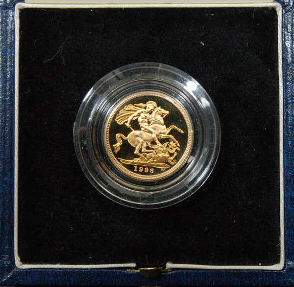 Elizabeth II. Proof Half sovereign. 1996. Royal Mint