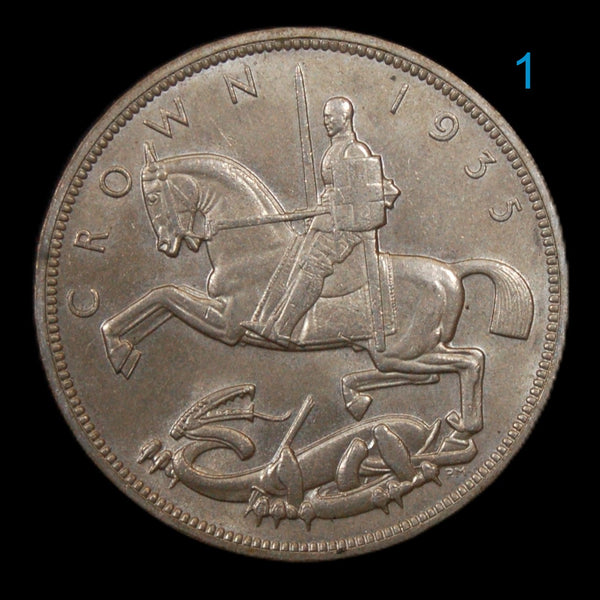 George V. Crown. 1935. A selection.