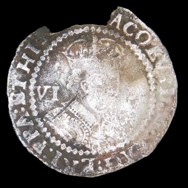 James I. Sixpence. 1624.