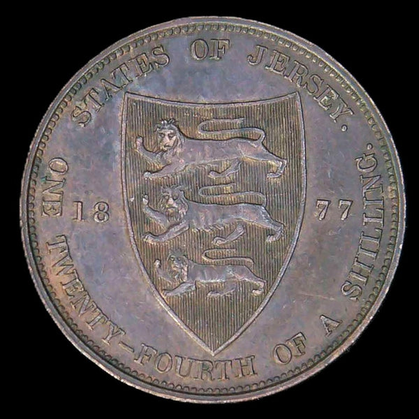 Jersey. 1/24th Shilling. 1877.