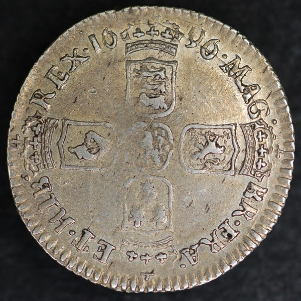 William III. Sixpence. 1696