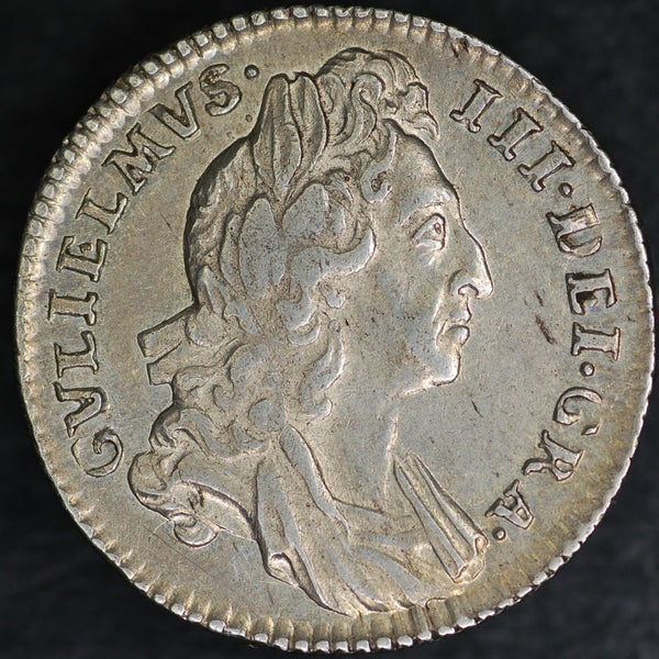 William III. Sixpence. 1696