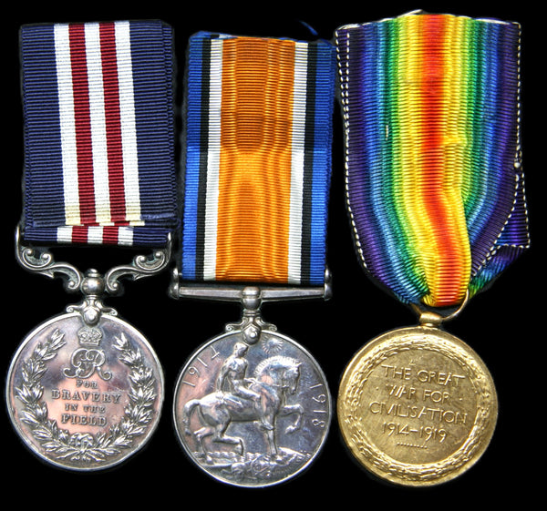 WW1. Military |Medal group of 3. Clark. RFA.