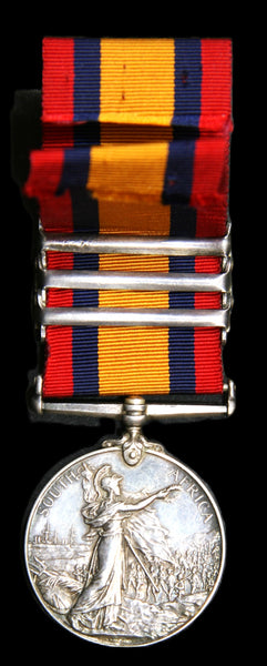 Boer war. QSA medal. Palmer. Rifle Brigade. Died in service.