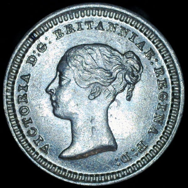 Victoria. Three Halfpence. 1843