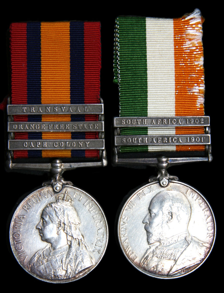 Boer War. QSA/KSA pair. Sutherland. Cape G.A.