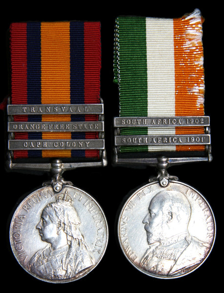 Boer War. QSA/KSA pair. Sutherland. Cape G.A.