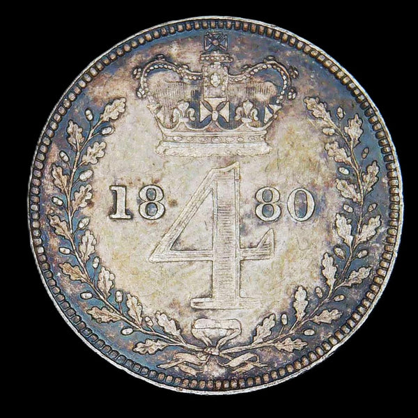 Victoria. Maundy fourpence. 1880