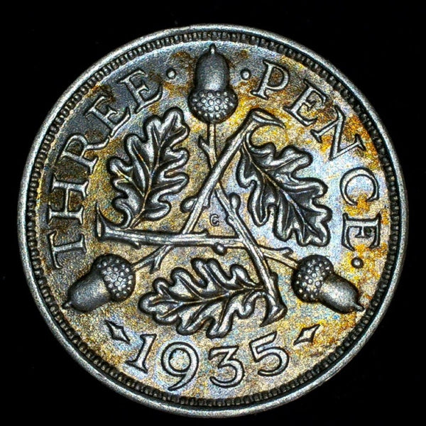 George V. Threepence. 1935