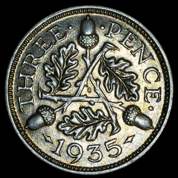George V. Threepence. 1935