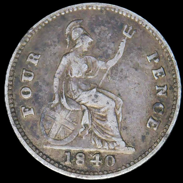 Victoria. Four pence. 1840. A selection.