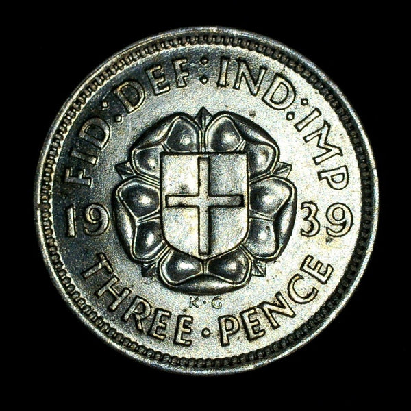 George VI. Threepence. 1939