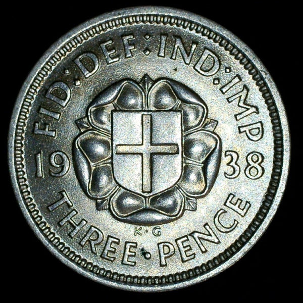 George VI. Threepence. 1938