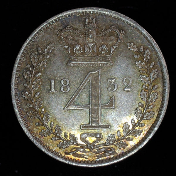 William IV. Maundy four pence. 1832