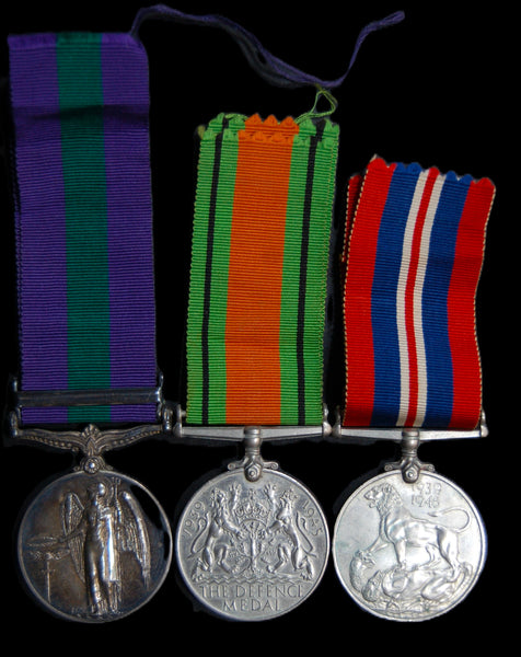 Campaign group of 3. Oliver. RAF. Died in active service.