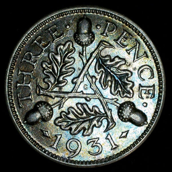 George V. Threepence. 1931