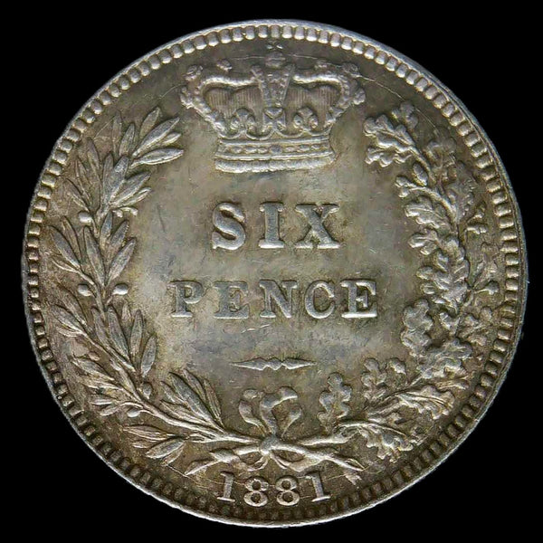 Victoria. Sixpence. 1881. High grade examples.